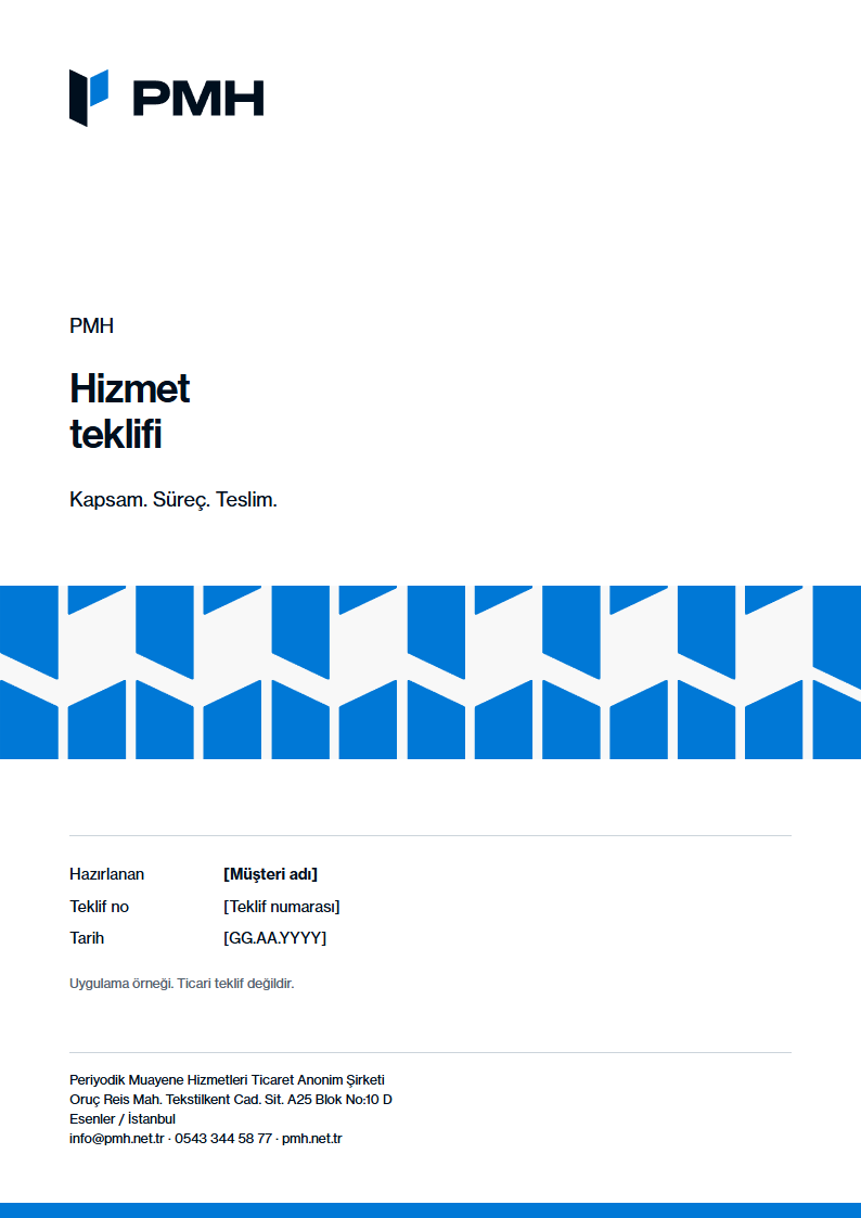 Teklif kapağı